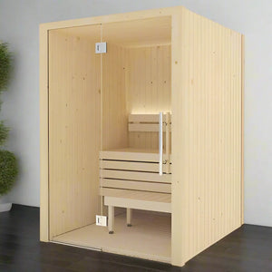 SaunaLife 2 Person Traditional Indoor Sauna | Model X2 Sauna Life