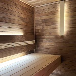 Prosaunas White Sauna Light Kit with Two 10' Flexible LED Strips Prosaunas