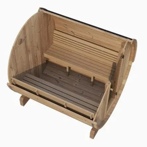 SaunaLife 6 Person 7' Long Barrel Sauna | Ergo Model E8 Sauna Life