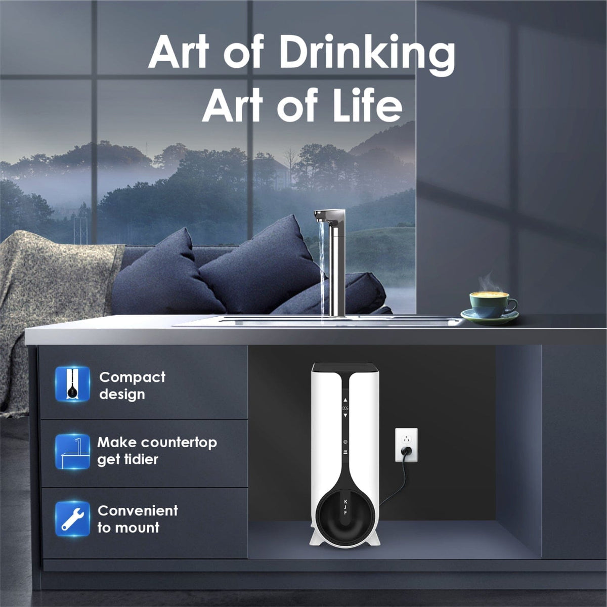 Waterdrop Reverse Osmosis System, Instant Hot Water Dispenser, K6 - Fitness Recovery Lab