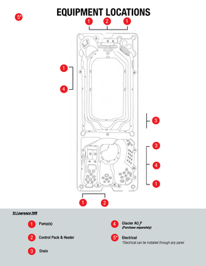 Canadian Spa St. Lawrence 20ft 17-Person Luxury Swim Spa - Fitness Recovery Lab