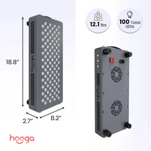 Hooga HG500 - Red Light Therapy Panel For Home, Office and Gym Hooga Health
