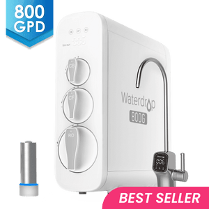 Waterdrop G3P800 Reverse Osmosis Tankless System with UV Sterilizing Light - 800 GPD - Fitness Recovery Lab