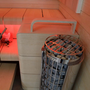 Harvia Cilindro WiFi Electric Heater Package w/ Digital Controller and Stones Harvia