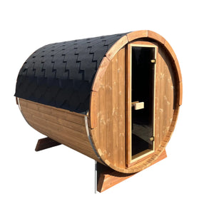 SaunaLife 6 Person 7' Long Barrel Sauna | Ergo Model E8 Sauna Life