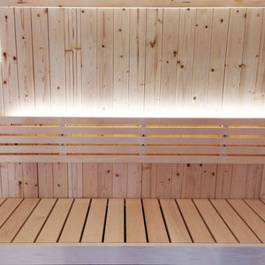 SaunaLife 4 Person Traditional Indoor Sauna | Model X6 Sauna Life