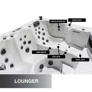 Canadian Spa St. Lawrence 20ft 17-Person Luxury Swim Spa - Fitness Recovery Lab