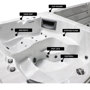 Canadian Spa St. Lawrence 20ft 17-Person Luxury Swim Spa - Fitness Recovery Lab