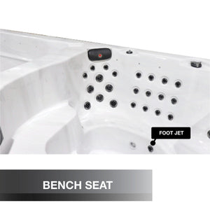 Canadian Spa St. Lawrence 20ft 17-Person Luxury Swim Spa - Fitness Recovery Lab