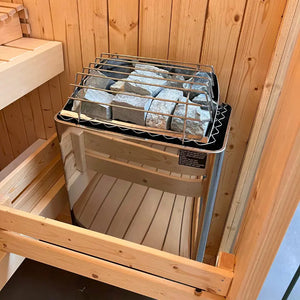 SaunaLife 4 Person Traditional Indoor Sauna | Model X6 Sauna Life