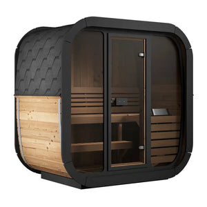 SaunaLife 3 Person 4.1' Long Cube Sauna | Model CL4G Sauna Life