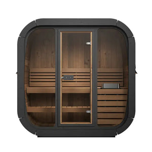 SaunaLife 3 Person 4.1' Long Cube Sauna | Model CL4G Sauna Life