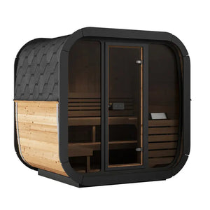 SaunaLife 4 Person 4.6' Long Cube Sauna | Model CL5G Sauna Life