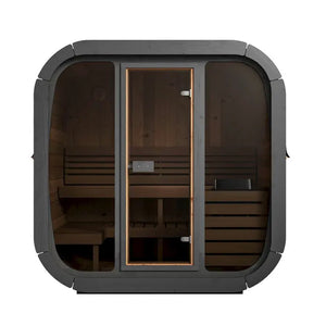 SaunaLife 4 Person 4.6' Long Cube Sauna | Model CL5G Sauna Life