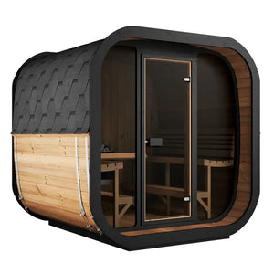SaunaLife 6 Person 7.6' Long Cube Sauna | Model CL7G Sauna Life