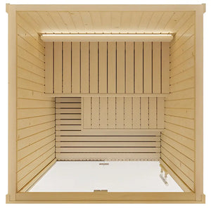 SaunaLife 2 Person Traditional Indoor Sauna | Model X2 Sauna Life
