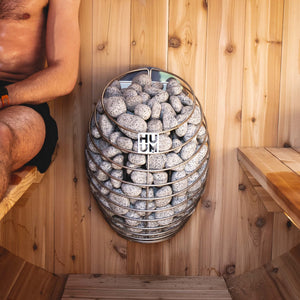 HUUM Drop Electric Sauna Heater Package with UKU Controls & Stones