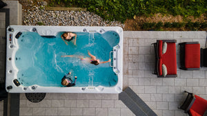 Canadian Spa St. Lawrence 13ft 12-Person Luxury Swim Spa - Fitness Recovery Lab