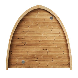 SaunaLife 4-Person Traditional Outdoor Pod Sauna | Model G3 Sauna Life