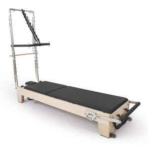 Elina Pilates Elite Wood Reformer Machine with Tower - Fitness Recovery Lab