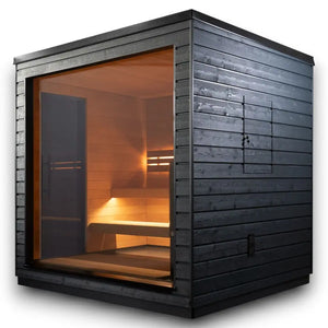 SaunaLife 5-Person Pre-Assembled Outdoor Sauna | Model G6 Sauna Life