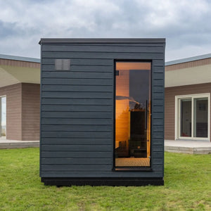 SaunaLife 5-Person Pre-Assembled Outdoor Sauna | Model G6 Sauna Life
