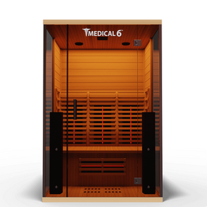 Medical Breakthrough Saunas - Medical 6 Ultra Full Spectrum 2 Person Indoor Infrared Sauna - Fitness Recovery Lab