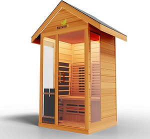 Medical Breakthrough Saunas - Nature 5 - 1 Person Hybrid Steam And Infrared Outdoor Sauna - Fitness Recovery Lab