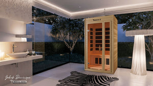 Medical Breakthrough Saunas - Medical 3 Version 2.0 Full Spectrum 1 Person Indoor Infrared Sauna - Fitness Recovery Lab