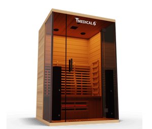 Medical Breakthrough Saunas - Medical 6 Ultra Full Spectrum 2 Person Indoor Infrared Sauna - Fitness Recovery Lab