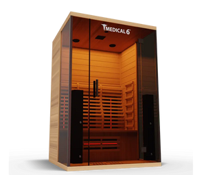 Medical Breakthrough Saunas - Medical 6 Ultra Full Spectrum 2 Person Indoor Infrared Sauna - Fitness Recovery Lab