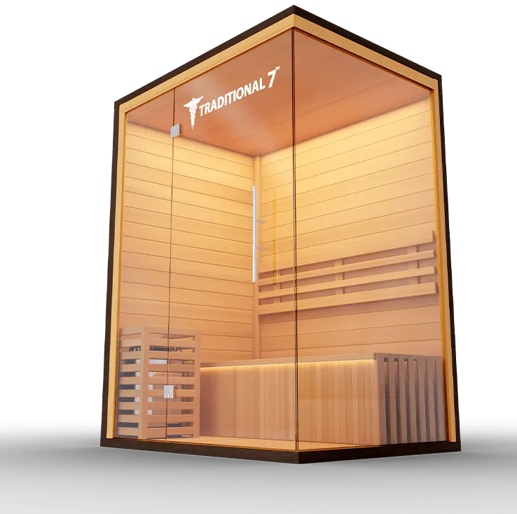 Medical Breakthrough Saunas - Traditional 7™ 4 Person Indoor Steam Sauna - Fitness Recovery Lab
