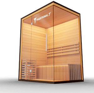 Medical Breakthrough Saunas - Traditional 7™ 4 Person Indoor Steam Sauna - Fitness Recovery Lab