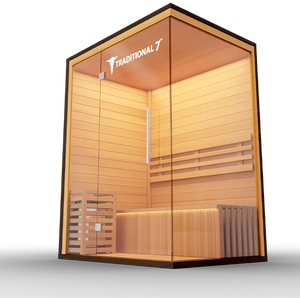 Medical Breakthrough Saunas - Traditional 7™ 4 Person Indoor Steam Sauna - Fitness Recovery Lab