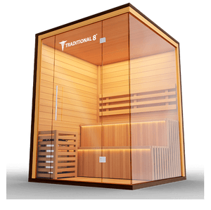 Medical Breakthrough Saunas - Traditional 8 Plus™ 4-5 Person Indoor Steam Sauna - Fitness Recovery Lab