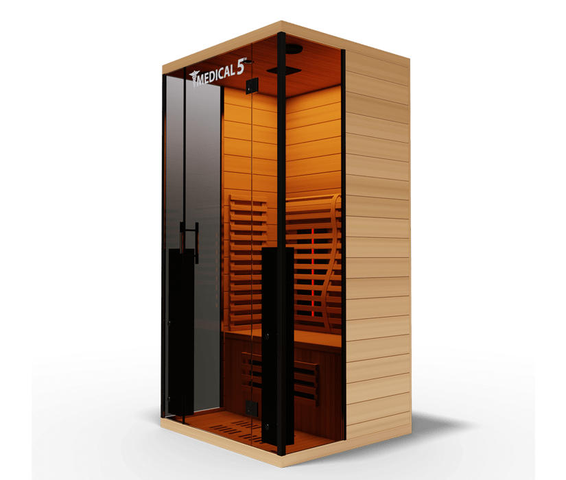 Medical Breakthrough Saunas - Medical 5 Ultra Full Spectrum 1 person Indoor Infrared Sauna - Fitness Recovery Lab