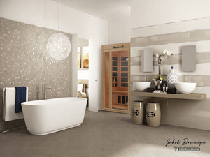 Medical Breakthrough Saunas - Medical 3™ 1 Person Indoor Infrared Sauna - Fitness Recovery Lab