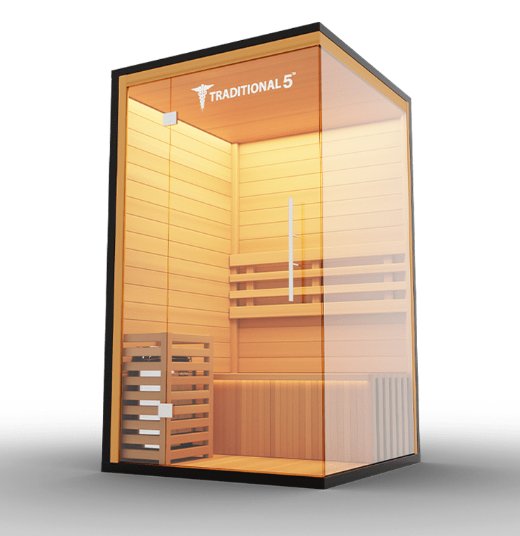 Medical Breakthrough Saunas - Traditional 5™ 2 Person Indoor Steam Sauna - Fitness Recovery Lab