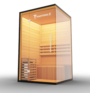 Medical Breakthrough Saunas - Traditional 5™ 2 Person Indoor Steam Sauna - Fitness Recovery Lab