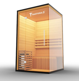 Medical Breakthrough Saunas - Traditional 5™ 2 Person Indoor Steam Sauna - Fitness Recovery Lab