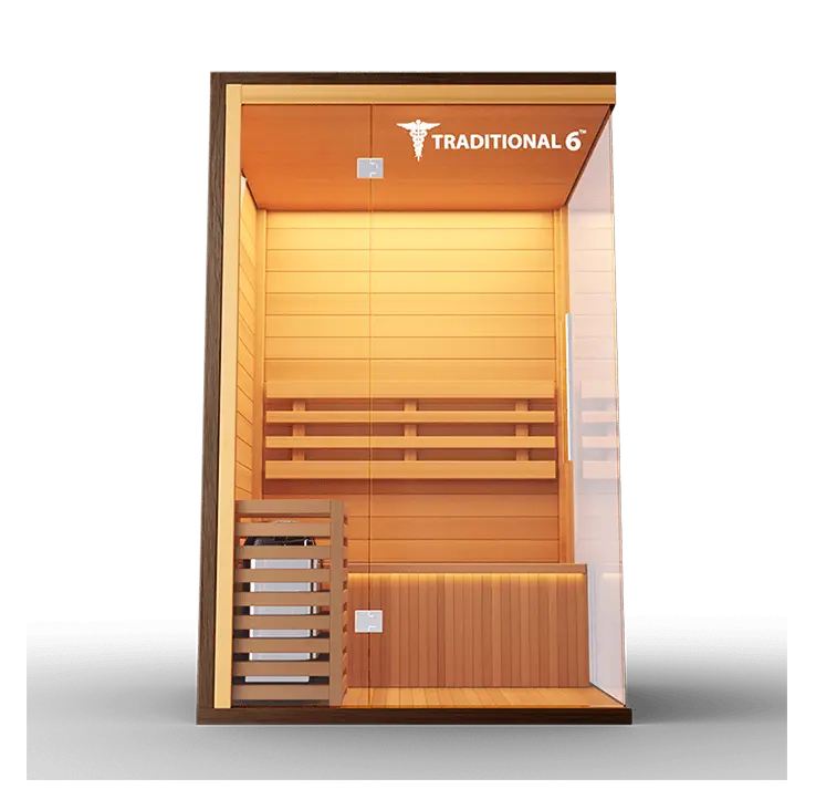 Medical Breakthrough Saunas - Traditional 6™ 3 Person Indoor Steam Sauna - Fitness Recovery Lab