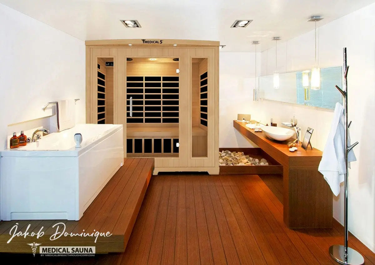Medical Breakthrough Saunas - Medical 5™ 3 Person Indoor Infrared Sauna - Fitness Recovery Lab