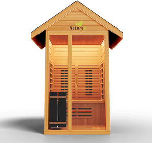 Medical Breakthrough Saunas - Nature 5 - 1 Person Hybrid Steam And Infrared Outdoor Sauna - Fitness Recovery Lab