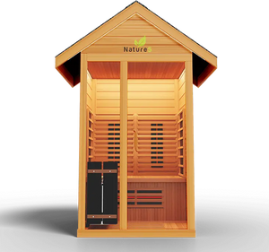 Medical Breakthrough Saunas - Nature 5 - 1 Person Hybrid Steam And Infrared Outdoor Sauna - Fitness Recovery Lab