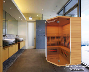 Medical Breakthrough Saunas - Medical 8 Version 2.0 Ultra Full Spectrum 6 Person Indoor Infrared Sauna - Fitness Recovery Lab