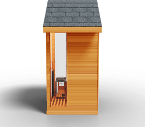 Medical Breakthrough Saunas - Nature 5 - 1 Person Hybrid Steam And Infrared Outdoor Sauna - Fitness Recovery Lab
