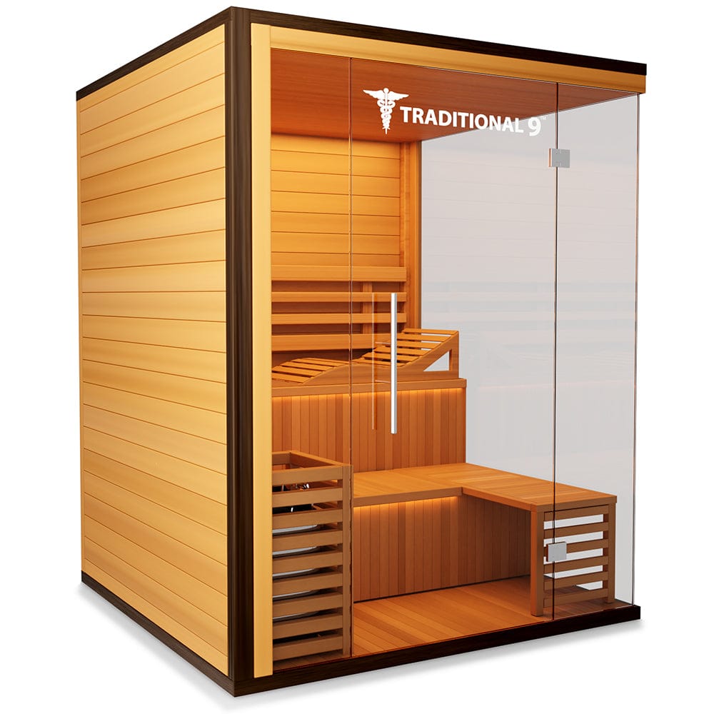 Medical Breakthrough Saunas - Traditional 9 4-7 Person Indoor Steam Sauna - Fitness Recovery Lab