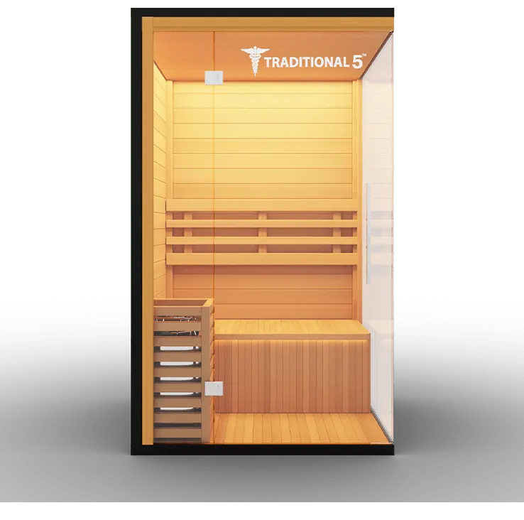 Medical Breakthrough Saunas - Traditional 5™ 2 Person Indoor Steam Sauna - Fitness Recovery Lab