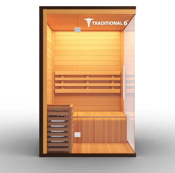 Medical Breakthrough Saunas - Traditional 6™ 3 Person Indoor Steam Sauna - Fitness Recovery Lab