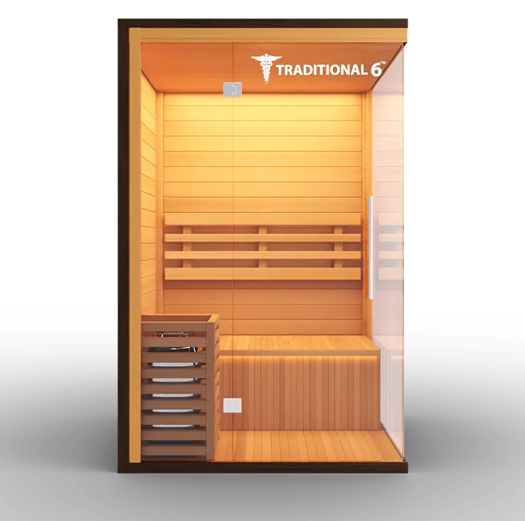Medical Breakthrough Saunas - Traditional 6™ 3 Person Indoor Steam Sauna - Fitness Recovery Lab
